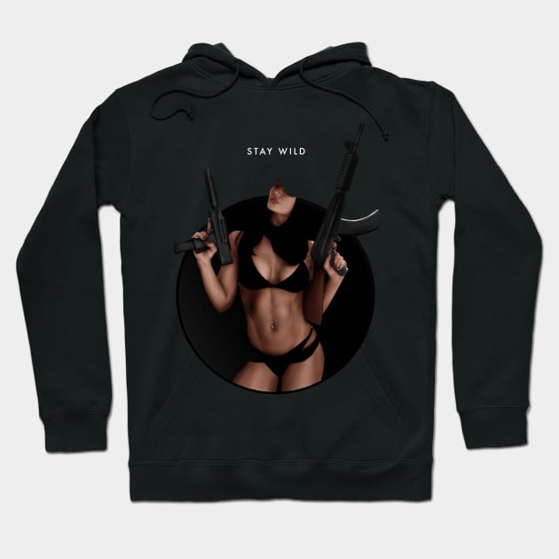 stay wild Hoodie by janvimar